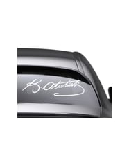 Kemal Atatürk Imzası Oto Sticker Beyaz 25*6,8 Cm
