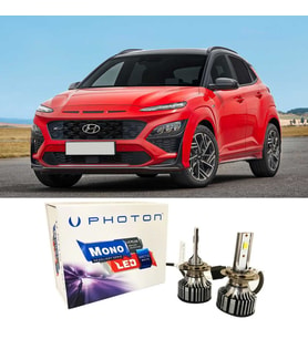 Hyundai Kona Led Xenon Uzun Far Ampulü H7 Mono Yeni Seri Beyaz 2017-2022