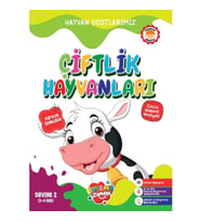Hayvan Dostlarımız - Çiftlik Hayvanları Seviye 2  (3-4 Yaş)