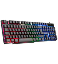 Everest KB-188 Borealis Siyah USB Gökkuşağı Aydınlatmalı Q Gaming Oyuncu Klavyesi