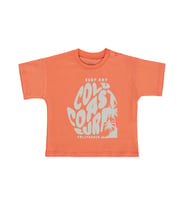 Civil Baby Surf Day Baskılı 6-18 Ay Tişört - Kırmızı