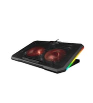 Addison Rampage AD-RC12 CLAW Siyah 2 Fan 2 USB RGB Işıklı 15"-17" Notebook Soğutucu Stand