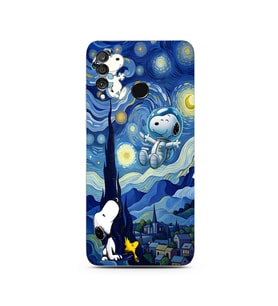 Huawei P30 Lite Uyumlu Baskılı Yumuşak Silikon Şeffaf Telefon Kılıfı