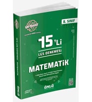 8. Sınıf Us Teroit 15 li Matematik LGS Denemesi Ünlü Yayıncılık