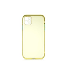 Apple iPhone 11 Uyumlu Kılıf Zore Bistro Kapak (Sarı)