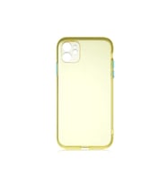 Apple iPhone 11 Uyumlu Kılıf Zore Bistro Kapak (Sarı)