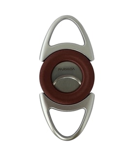 Parmida Gümüş-Bordo Metal Puro Makası Kesici - TR8324