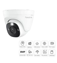REOLINK 8MP Dome 2.8mm Renkli IP Kamerası PoE IP67 P334