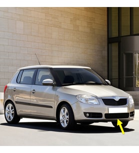 Skoda Fabia 2 2007-2010 Ön Tampon Alt Orta Izgara 5J0853677