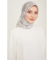 Sura İpek Eşarp  9157D (S ) (Gümüş)