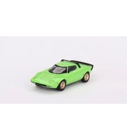 Mini GT 625 Lancia Stratos HF Stradale Verde Chiaro LHD Model Araba