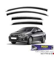 Fiat Linea 2007-2019 Kromlu Cam Rüzgarlığı 4'lü Mugen Niken Marka