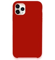 Newface Apple iPhone 11 Pro Max Kılıf Lansman Legant Silikon - Kırmızı