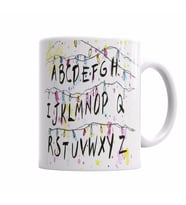 stranger-things-alphabet-christmas-lights-9ok-mugs Kupa Bardak Porselen