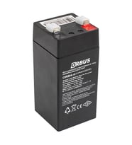 Orbus 4 Volt 4 Amper Kuru Tip Akü ORB4-4 Yeni Tarihli Taze Akü