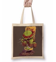 Ninja Turtle Ninja Kaplubağa Bez Çanta Uzun Saplı