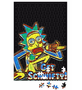 Rick And Morty Get Schwifty Puzzle 240 Parça Yapboz