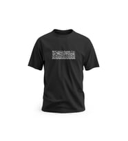 Kısa Kollu Arapça Atasözü Dijital Baskılı Unisex S - 2XL T300012 (Siyah)