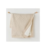 Ac24337 Triko Bebe Battaniye 95x85 Beige Melange