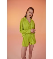 Markano Comfy Oversize Gömlek Yeşil