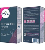 Lexroo Professional Sir Ağda Bandı Bacak & Vücut Bölgesi Hassas Ciltler İçin 12'Li