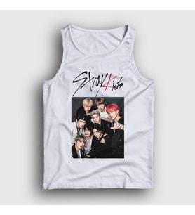 Presmono Unisex Beyaz Band Stray Kids Atlet 122523tt (Beyaz)