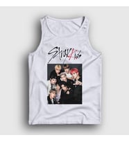 Presmono Unisex Beyaz Band Stray Kids Atlet 122523tt (Beyaz)