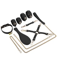 LilituShop Fetiş Fantezi Serisi 6 Parça Mükemmel Siyah Set