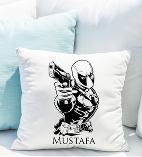 Dead Pool Yastığı Kişiye Özel