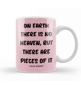 Natur Quotes Lover Gift Conservation Sayings Words Kupa Bardak Porselen
