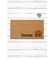 Home Yazılı Ev Figürlü Koko Paspas Kıl Paspas Dış Kapı Paspası Ev Apartman Paspası