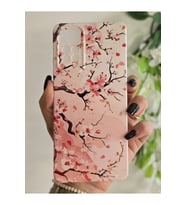 Xiaomi Redmi Note 11 PRO/Note 12 PRO 4G Uyumlu Sanatsal Çiçekler Desenli Şeffaf Telefon Kılıfı