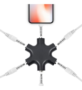 PowerMaster PM-24172 6'LI 3.5mm Stereo AUX Çoklayıcı