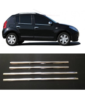 Dacia Sandero Cam Çıtası Kromu Nikelaj 2008-2012