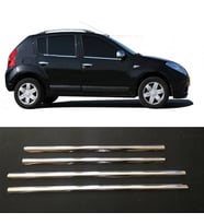 Dacia Sandero Cam Çıtası Kromu Nikelaj 2008-2012
