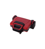 AB680 1600W Kırmızı Tost Makinesi, Termostatlı, Granit Pişirme Yüzeyli