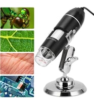1600X Zoom 2MP USB Dijital Mikroskop 8 Ledli Kamera Saç, Cilt Analizi, Eğitim, Endüstriyel