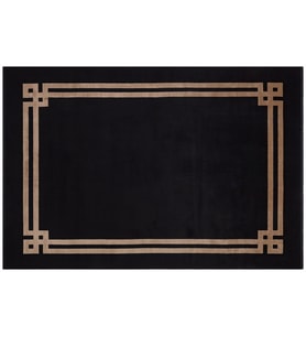 Mavera 201 Siyah/Gold Makine Halısı