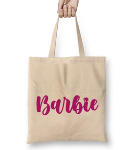Barbie Doll Kinder Bez Çanta Uzun Saplı