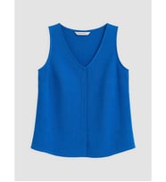 LCW EVERYDAY Lacivert V Yaka Fitilli Bluz