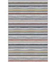 Eliana Home Baskılı, Yıkanabilir Kaymaz Taban Salon Halısı LNA1640-HT263 100x150 cm (Gri)