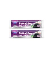 Ekstra Dayanikli 10'lu Çöp Torbası Battal Boy 72 x 95 cm İki Paket