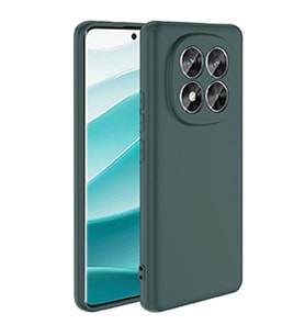 Xiaomi Redmi Note 14 Pro 4g Kılıf First Silikon - Koyu Yeşil