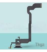 Apple İphone X Full Şarj Soketi Filmi FLEX (SİYAH)