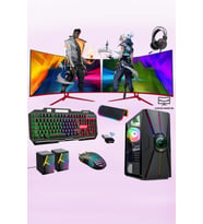 Xaser Xsr263 i7 4770 16GB Ram 512GB SSD 4GB RX550 Ekran Kartı 24" Dual Curved Oyun Bilgisayarı