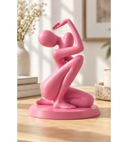 Zarif Soyut Silüet Dekoratif Biblo