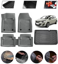 Opel Corsa E 2014-201 Uyumlu Paspas Araca Özel Bagaj Havuzu MBS Gri