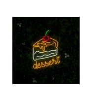Dessert Yazılı ve Şekilli Neon Tabela