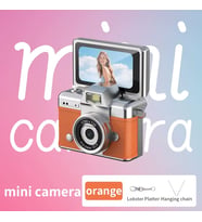 Mini Dijital Kamera – Ekranlı Taşınabilir Fotoğraf ve Video Kamerası, Zincir Askılı Retro Tasarım, Retro Görünümlü Mini Kamera – Şarjlı Kompakt Video ve Fotoğraf Kamerası