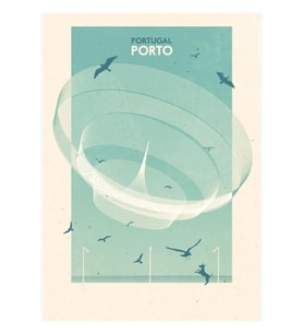 Seyahat Posterleri - Porto Portekiz Tablo Ahşap Poster Dekoratif